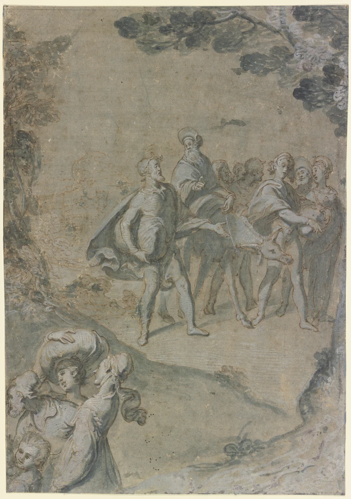 Un uomo che cavalca un asino - Städelsches Kunstinstitut und Städtische Galerie, Francoforte